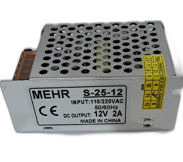 منبع تغذیه فلزی SWITCHING 12V 5A